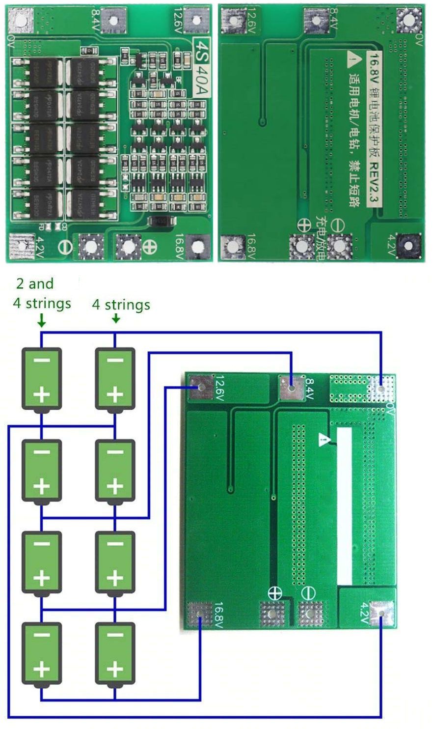 PCM-BMS 4S 40A.